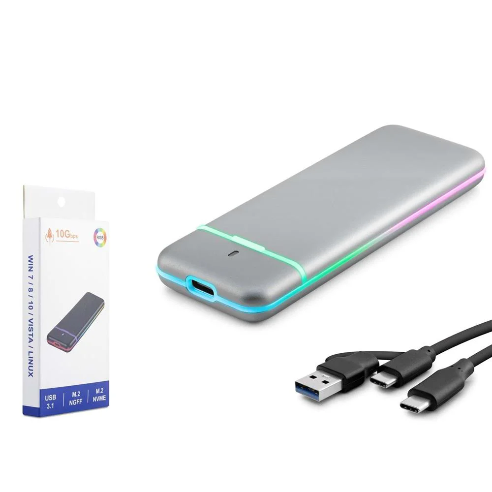 Hadron M2 Hdx1774 Ssd Kutu Type-C3.1 + Usb3.0 Nvme + Ngff M2 Chip