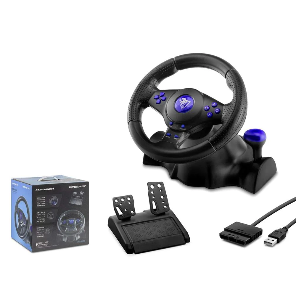 Hadron VW-9803 Oyun Direksiyon Seti 3in1 PS3&PS2&PC Güçlü Titreşi