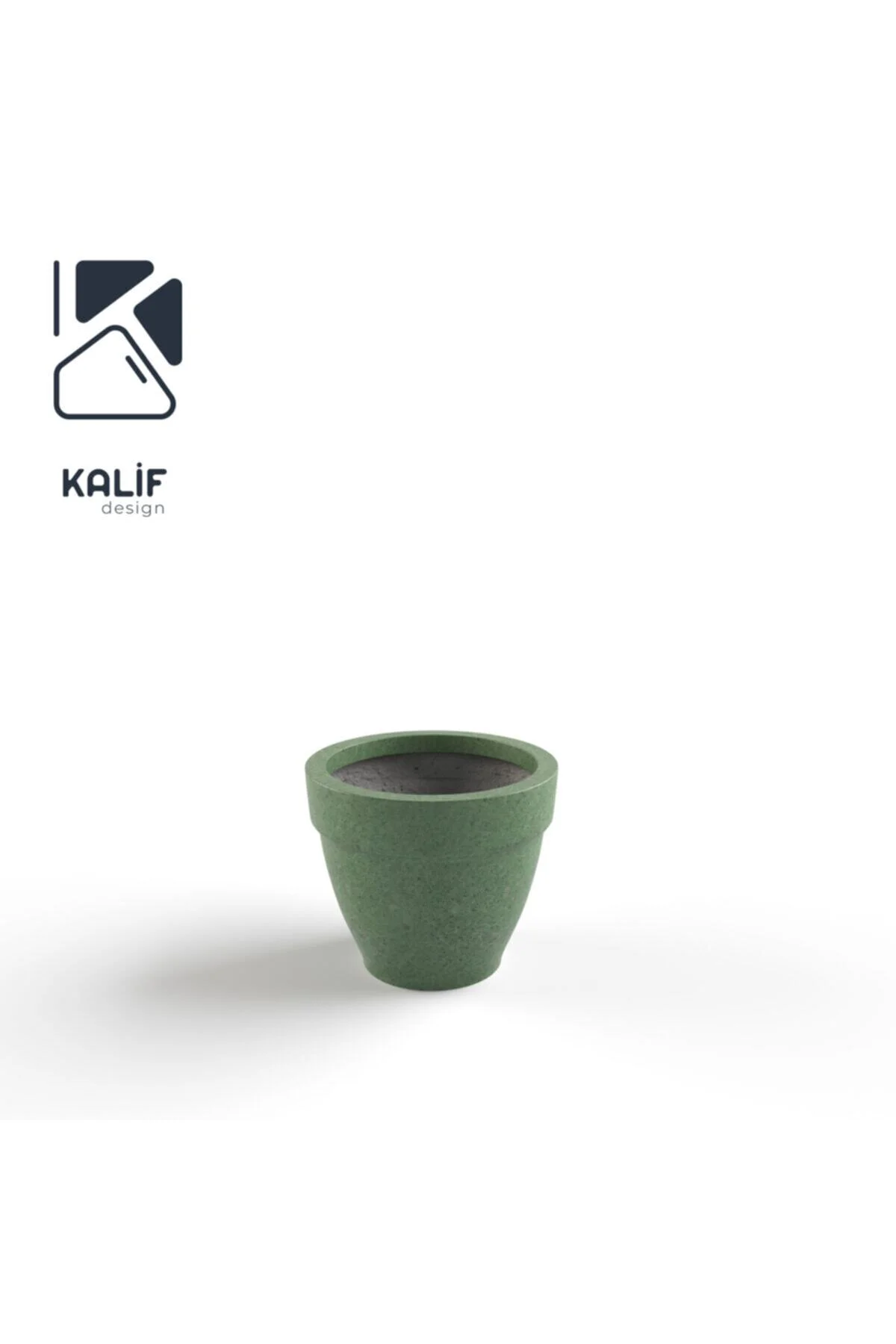 Hafif Beton Saksı (terrazo) Terra (s) 28x24 Yeşil Hafif Beton Saksı (terrazo) Terra (s) 28x24 Yeşil