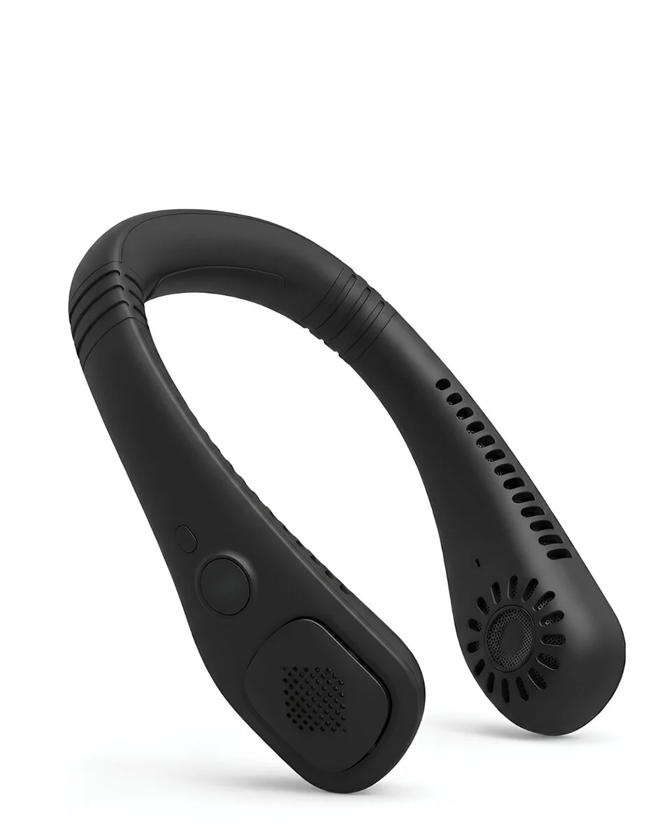 Hafif Ergonomik Tasarımlı Uzun Pil Ömürlü Kişisel Boyun Fanı