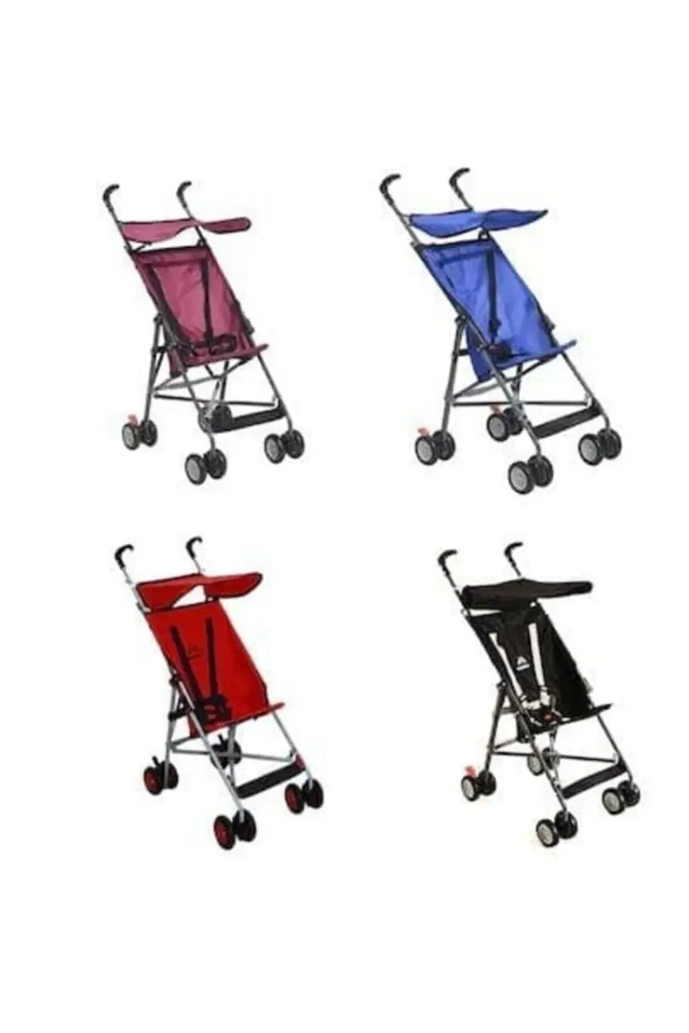 Hafif Pratik Baston Puset Bebek Arabası Mavi