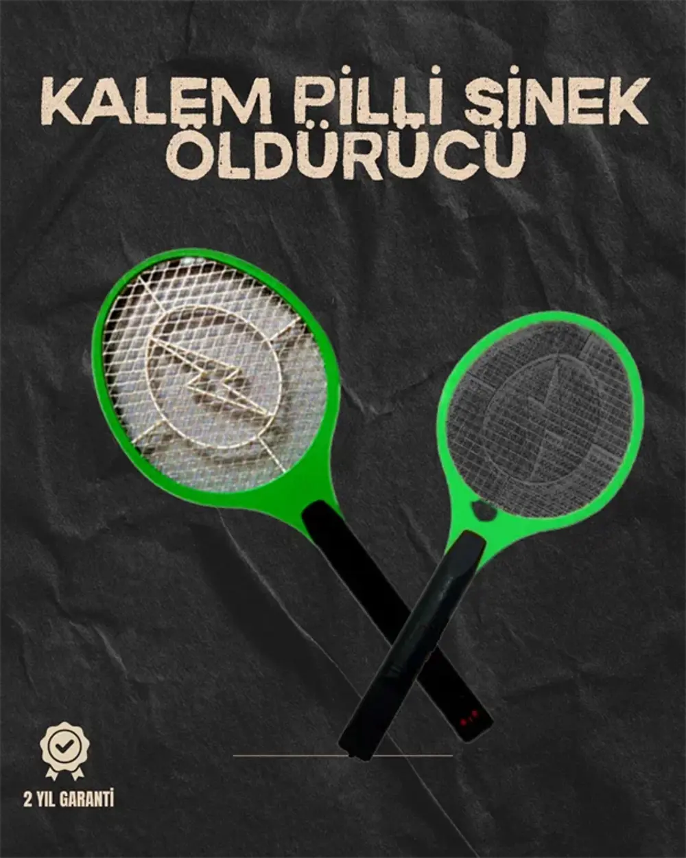 Hafif ve Ergonomik Elektronik Böcek Öldürücü – Güvenlik Koruması