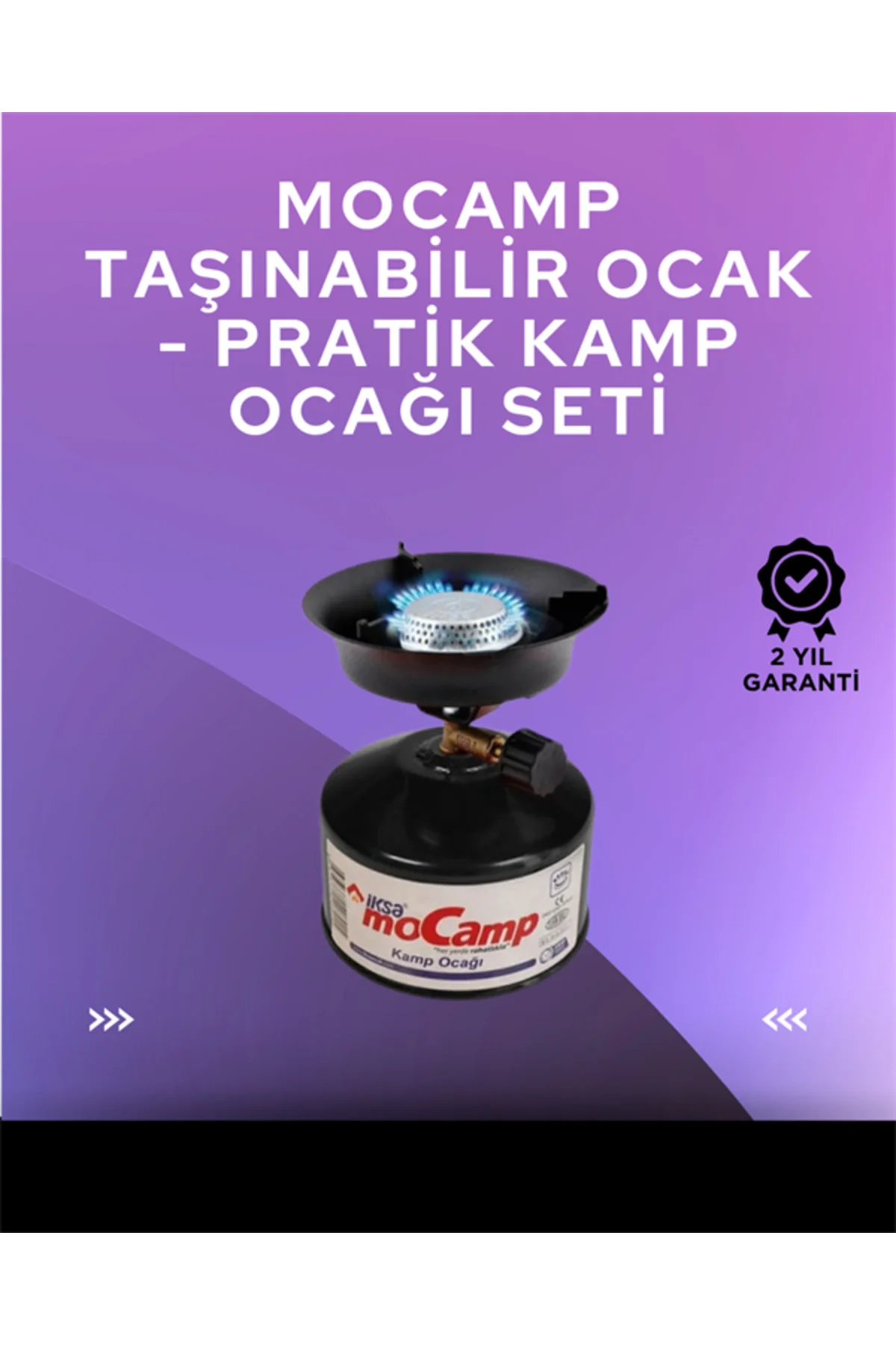 Hafif ve Kompakt Tasarımlı Taşınabilir Kamp Ocağı – Ergonomik Kul
