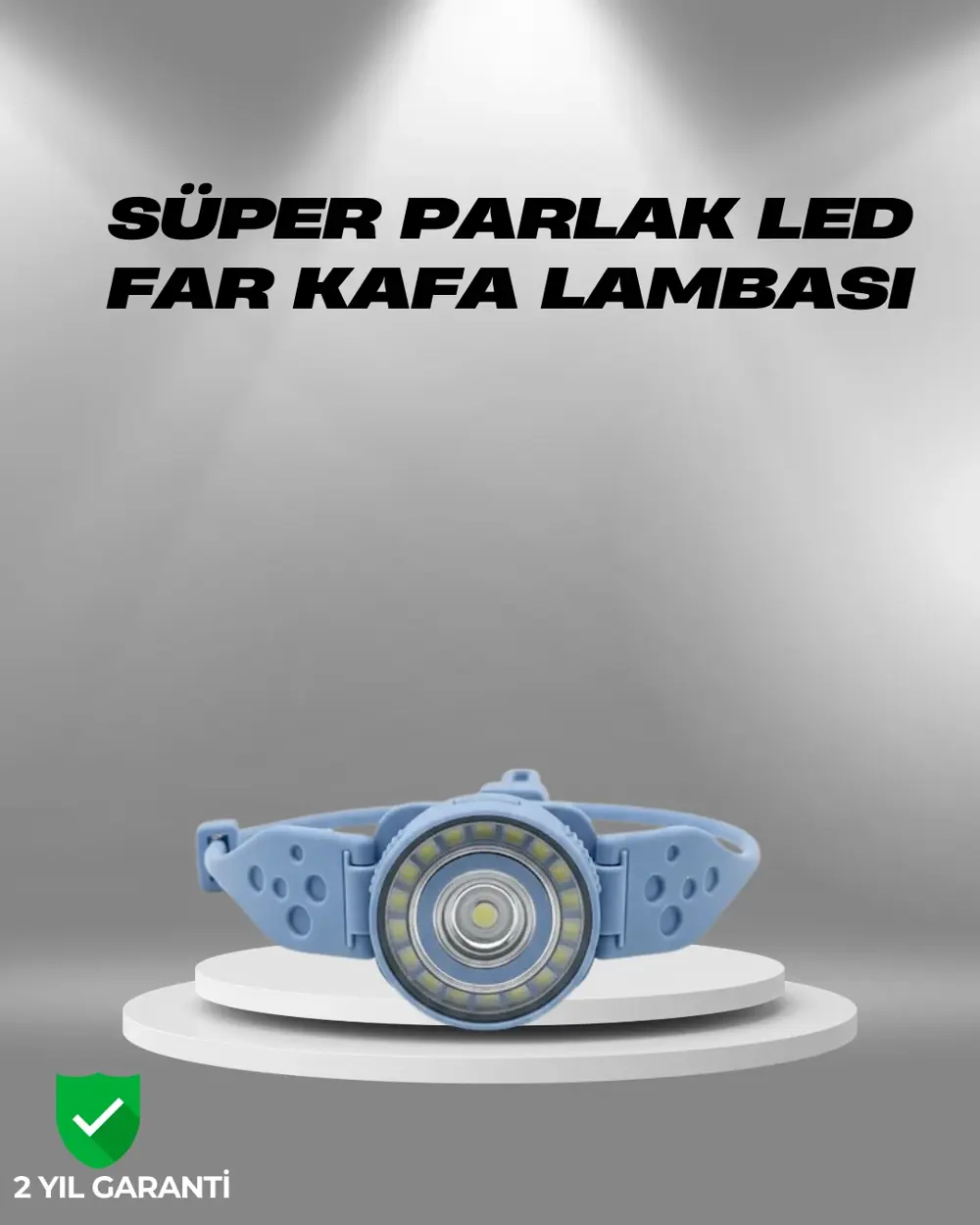 Hafif ve Taşınabilir Kamp Kafa Lambası Ayarlanabilir Işık