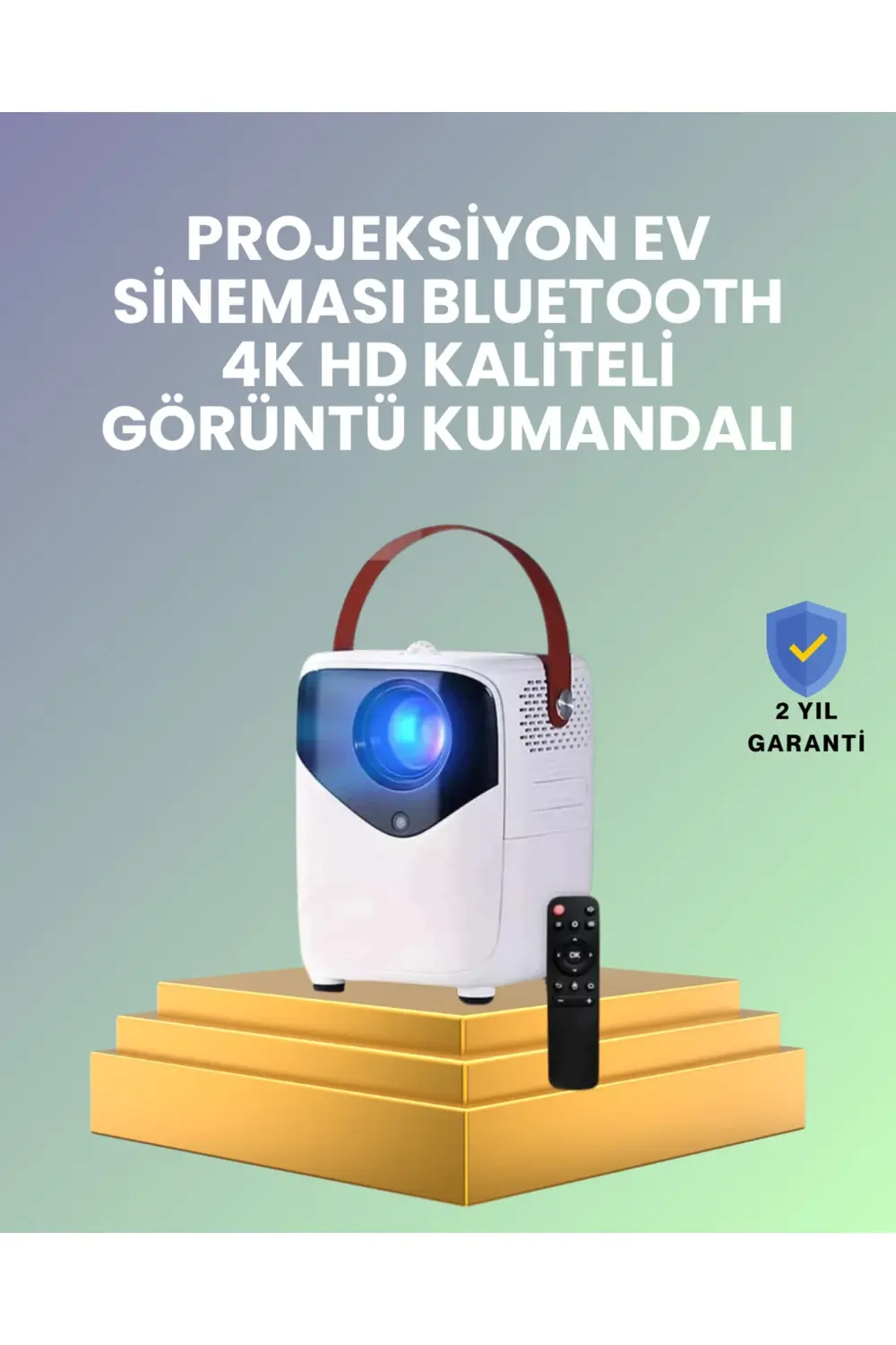Hafif ve Taşınabilir Projektör – 750 Gram Ağırlıkla Mobil Kullanı