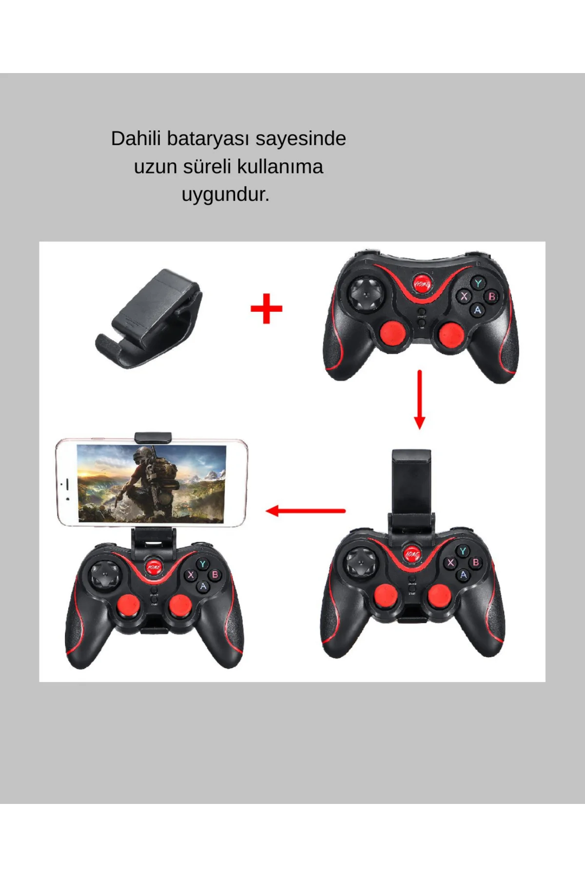 Hafif ve Taşınabilir Kablosuz Bluetooth Oyun Konsolu