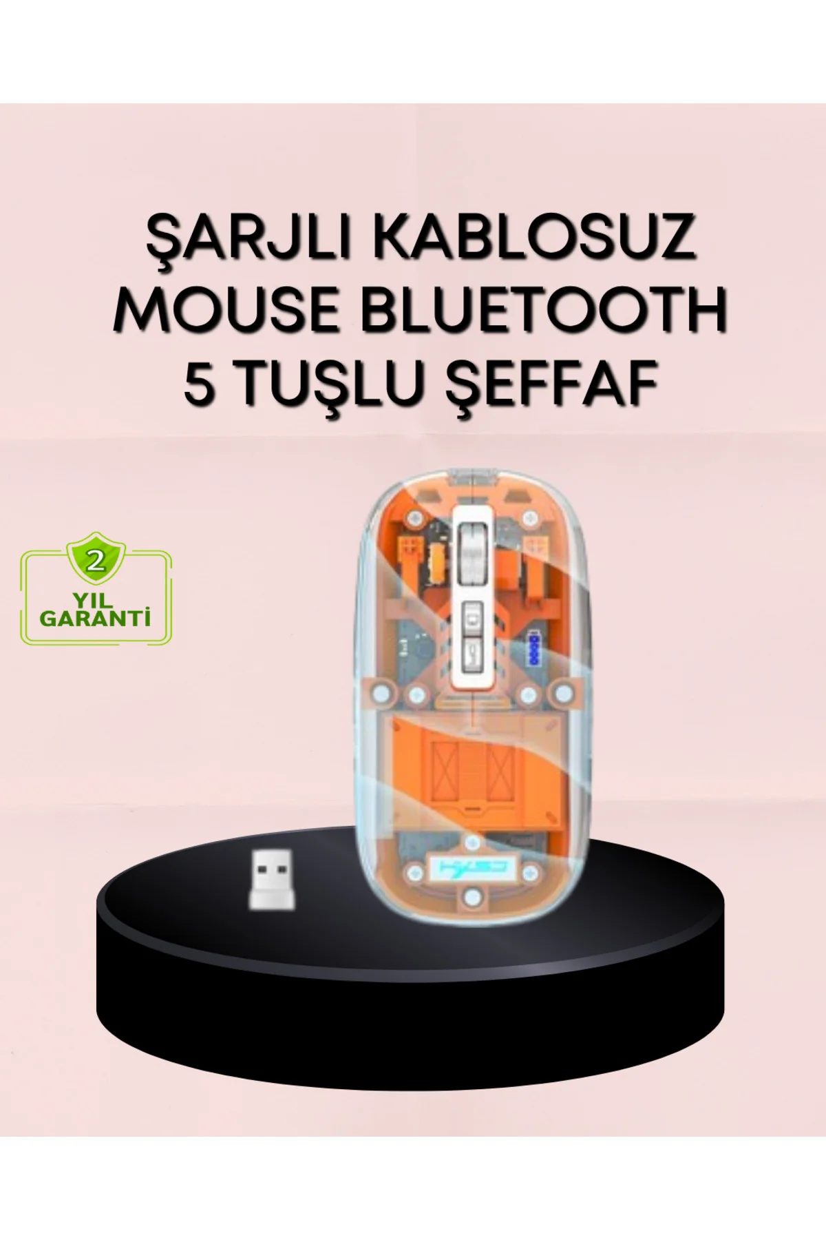 Hafif Ve Taşınabilir Fare – 43 Gram, Otomatik Uyku Modlu