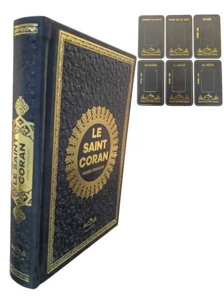 Hafız Boy Termo Deri Le Saınt Coran Fransızca Muhammad Hamıdullah