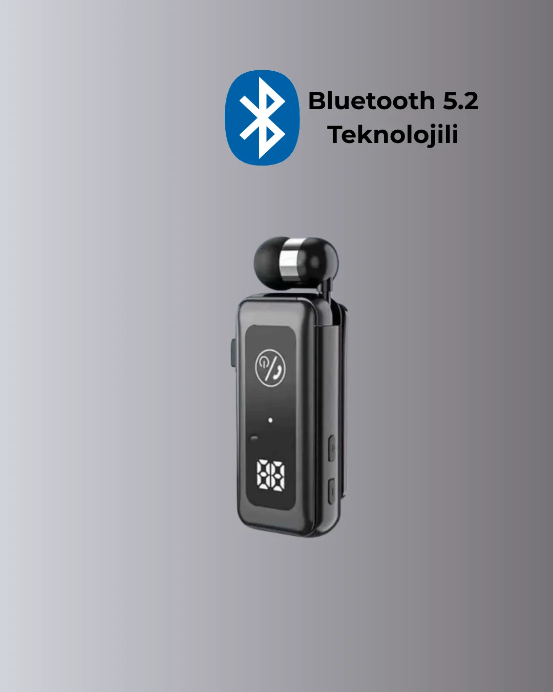 Hafıza Kartı Destekli Bluetooth 5.2 Kulaklık – İki Cihaza Bağlanm
