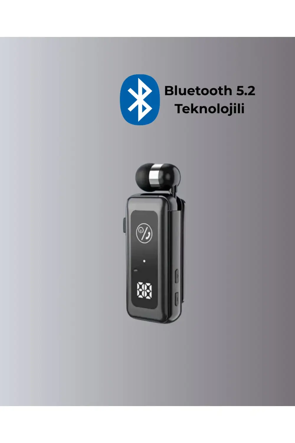 Hafıza Kartı Destekli Bluetooth 5.2 Kulaklık - İki Cihaza Bağlanm