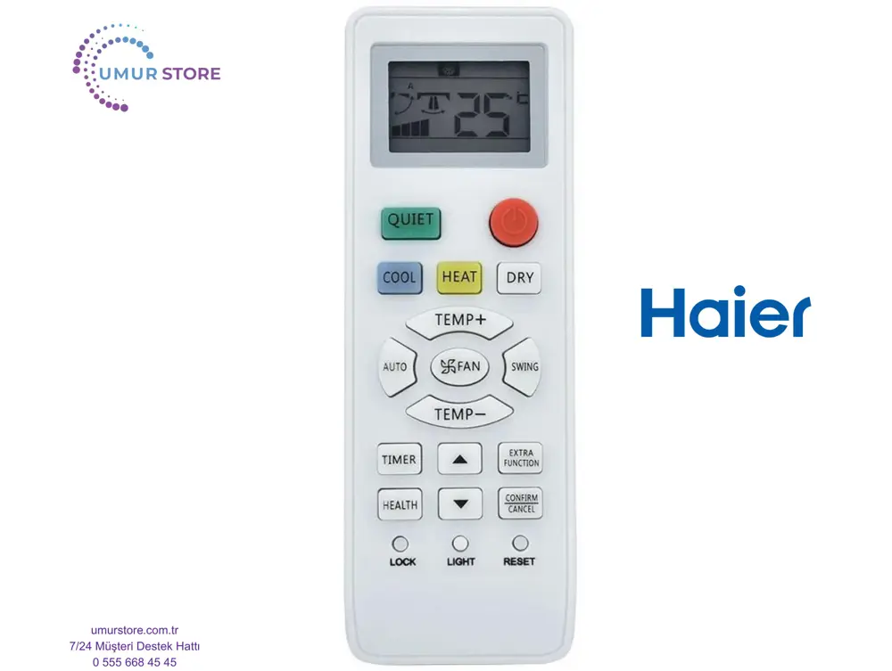 Haier YR-HBS01 Uyumlu Klima Kumandası