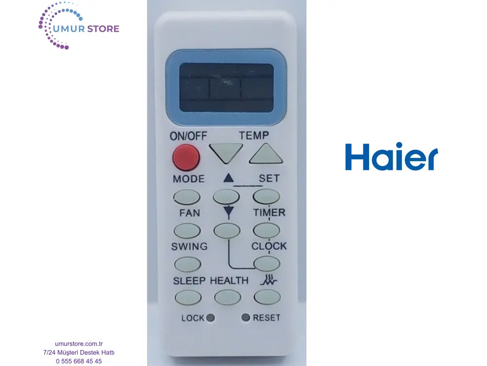 Haier YRM-010 Klima Kumandası Haier YRM-010 Klima Kumandası