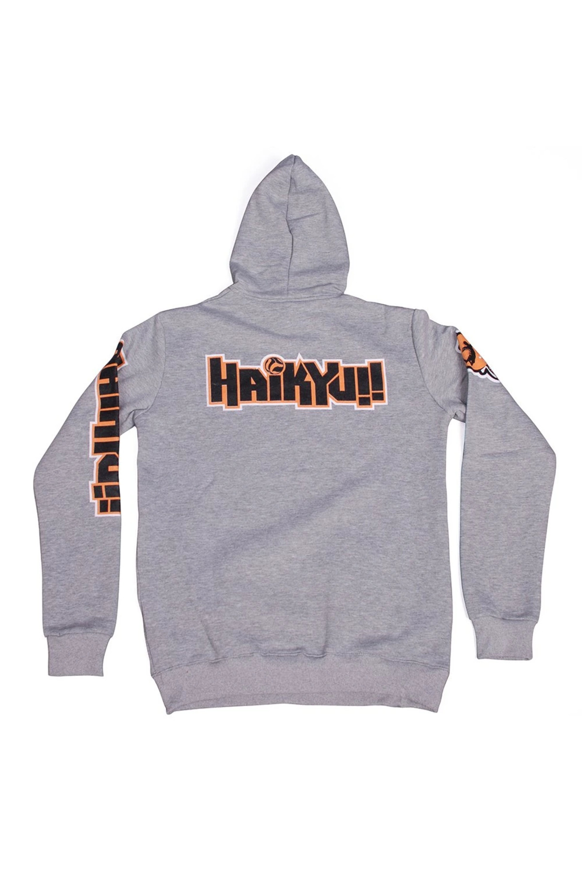 Haikyu No:2 Kapüşonlu Sweatshirt Gri