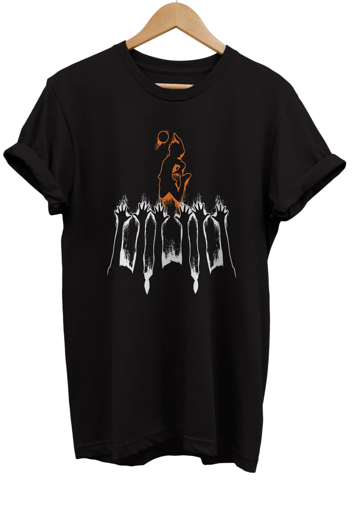 Haikyuu Baskılı %100 Pamuk Oversize T-shirt