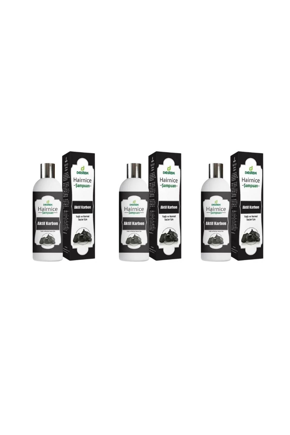 HAIRNICE AKTİF KARBON ŞAMPUAN 330 ML 3 ADET