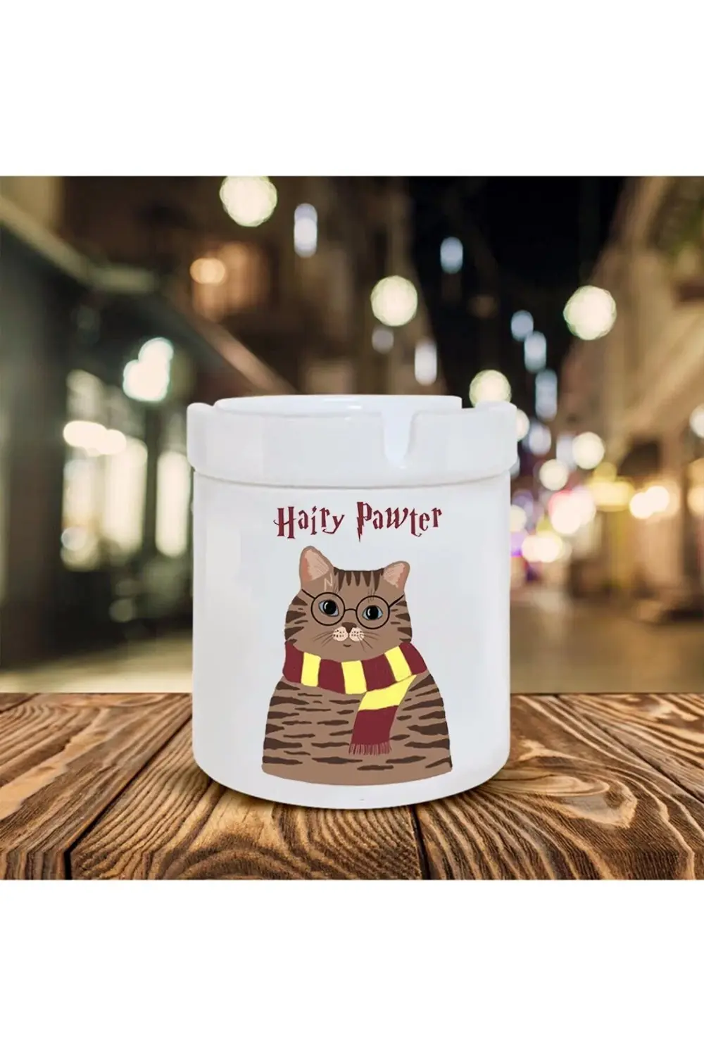 Hairy Pawter Baskılı Seramik Küllük 3