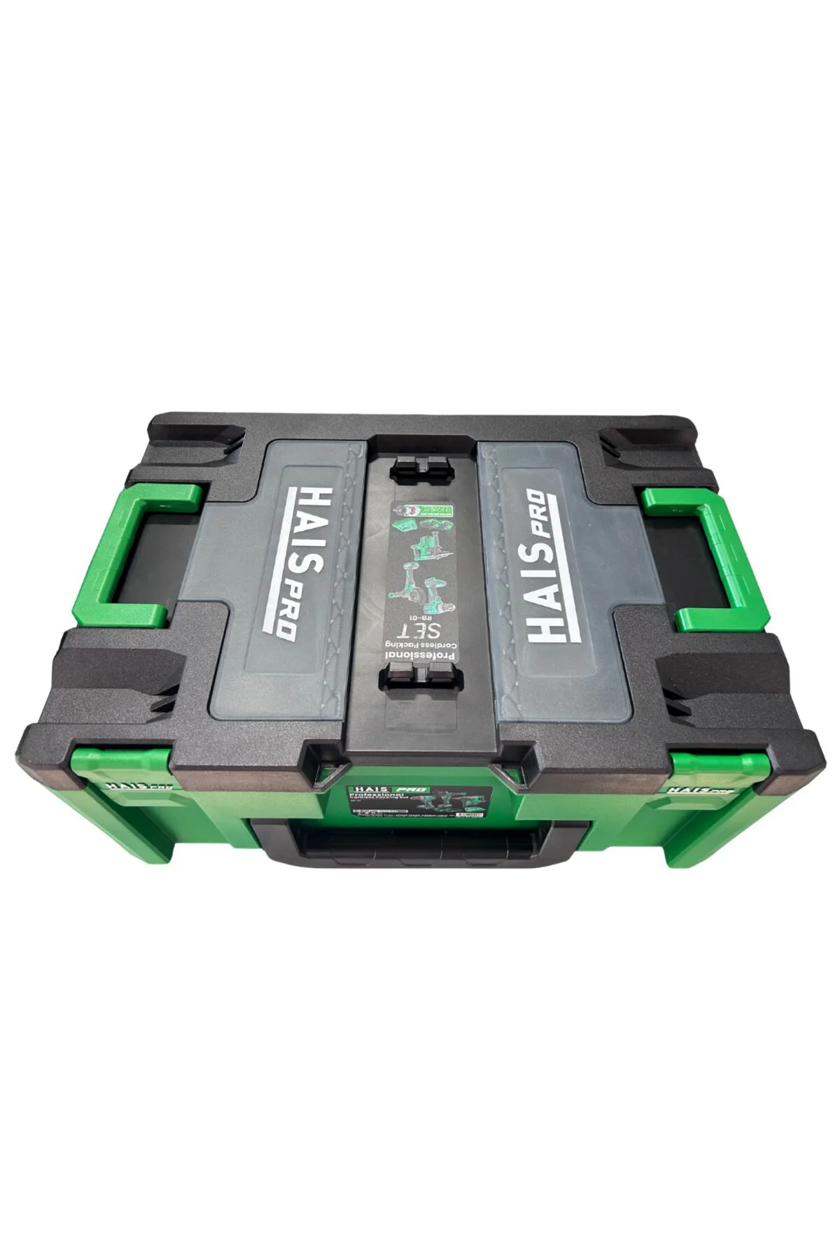 HaisPro Akülü Set - 3'lü Profesyonel Akülü Set + 2X4 Ah Çift Akü 