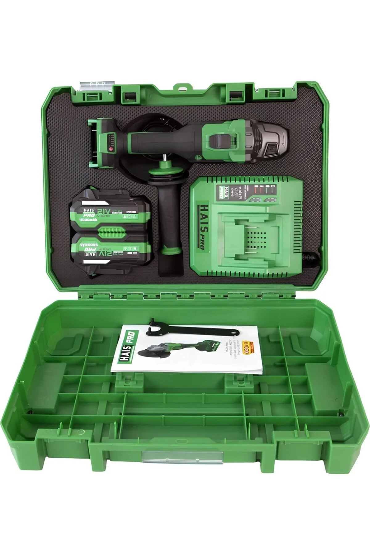 HAISPRO AKÜLÜ TAŞLAMA MAKİNASI 1000W 21V 4.0 AH