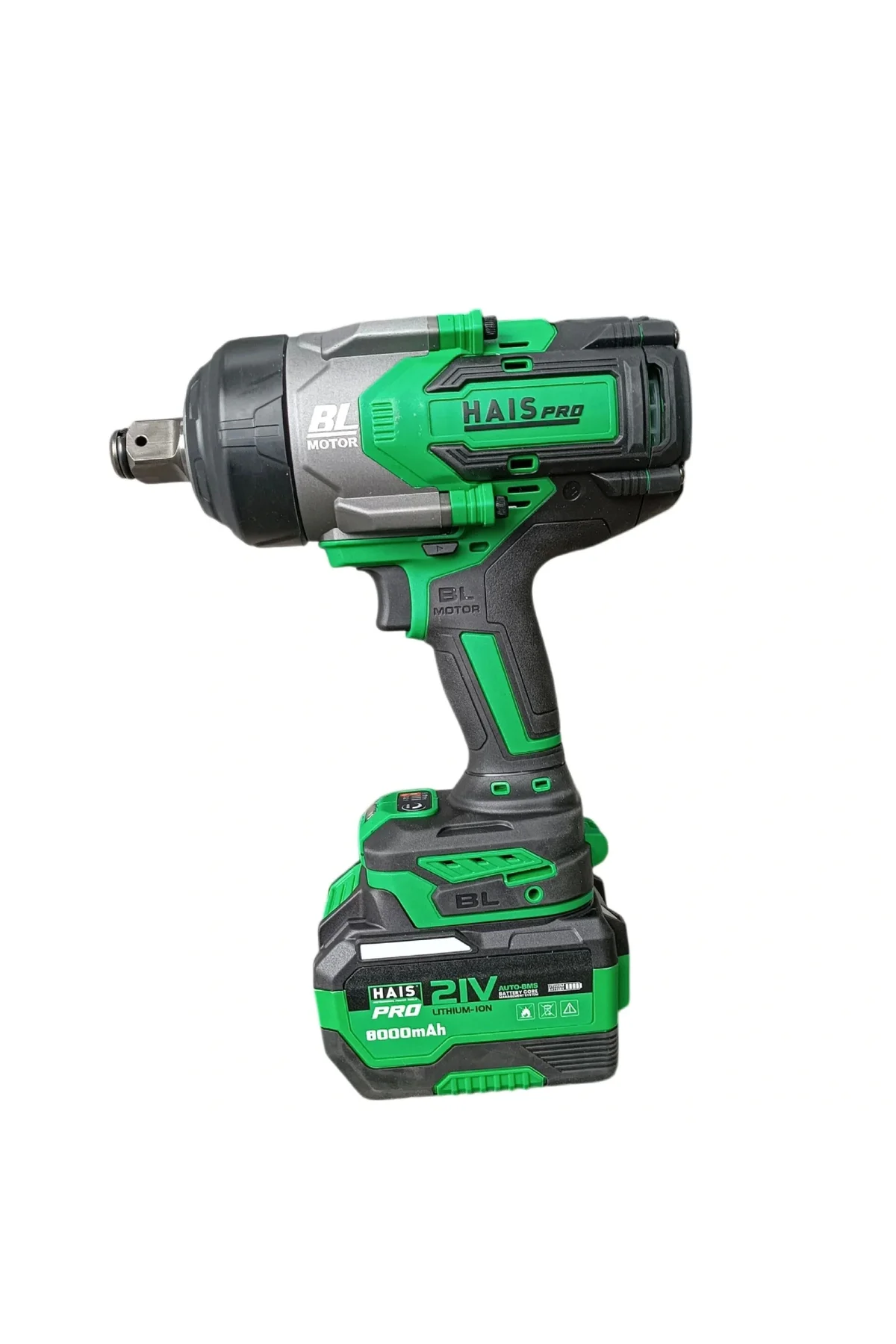 HAISPRO Profesyonel Darbeli Somun Sıkma 2000 Nm 21 V
