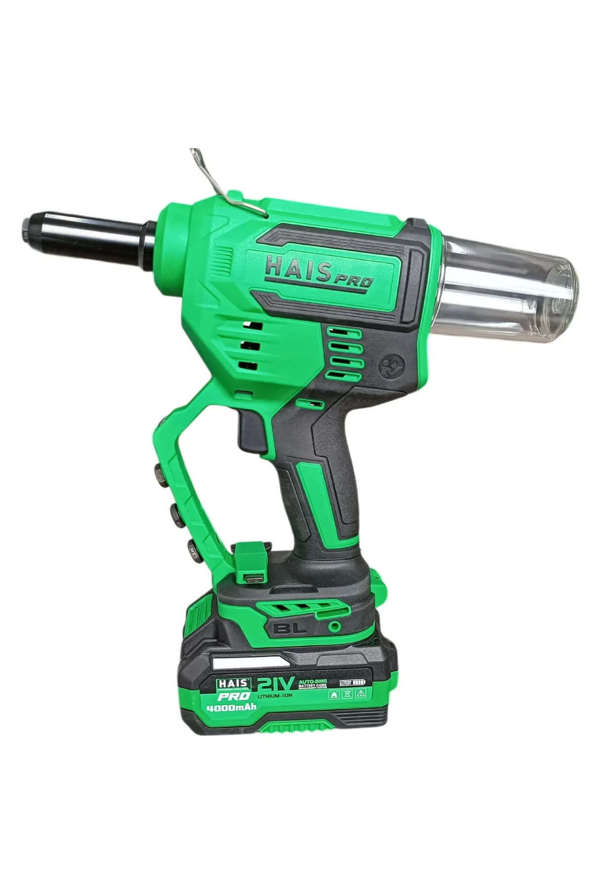 HAISPRO Profesyonel Perçin Makinesi 21 V 4.0 Ah