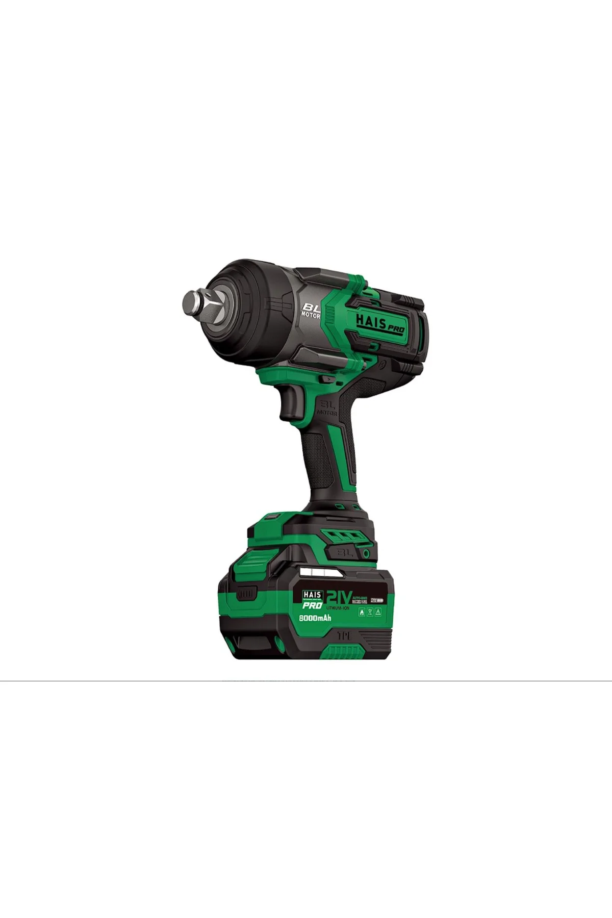 Haispro RB-819 Darbeli 3/4 Somun Sıkma 2000 Nm 21 V 8.0 Ah