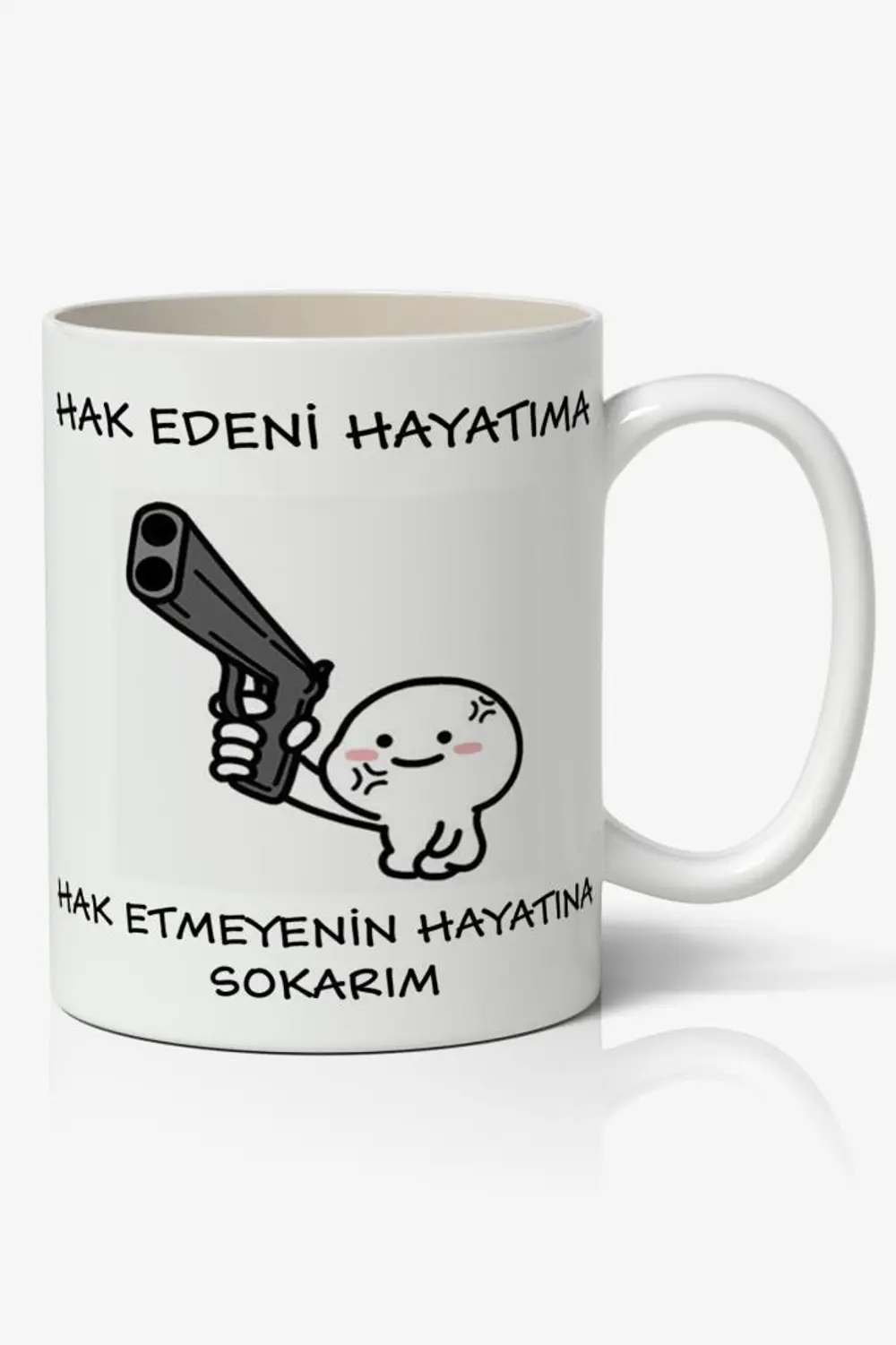 Hak Edeni Hayatıma Hak Etmeyenin Hayatına Yazılı Baskılı Kupa Bar Hak Edeni Hayatıma Hak Etmeyenin Hayatına Yazılı Baskılı Kupa Bar