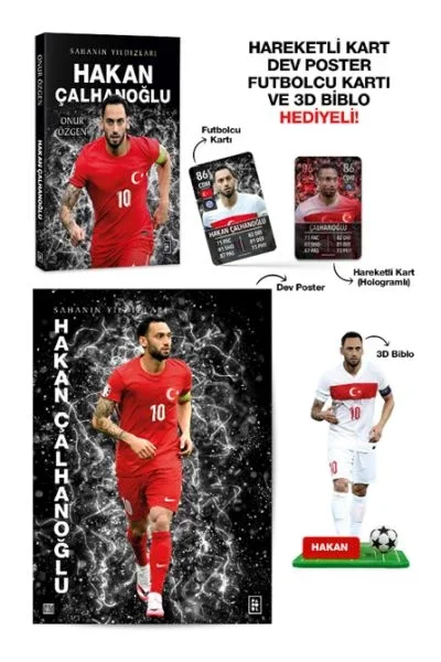Hakan Çalhanoğlu - Sahanın Yıldızları - 3D Biblo Hediyeli! Fiyatı, Yorumları ve Özellikleri