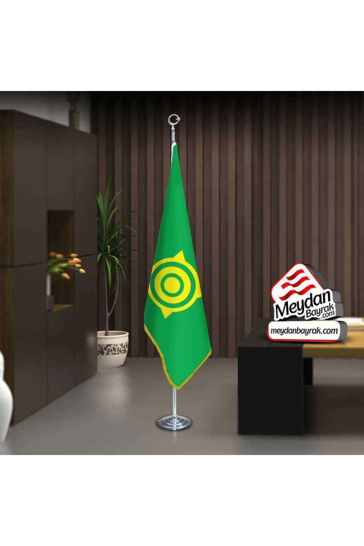 Hakasya Cumhuriyeti Bayrak -Ofis -Makam-Toplantı Odaları -Direkli