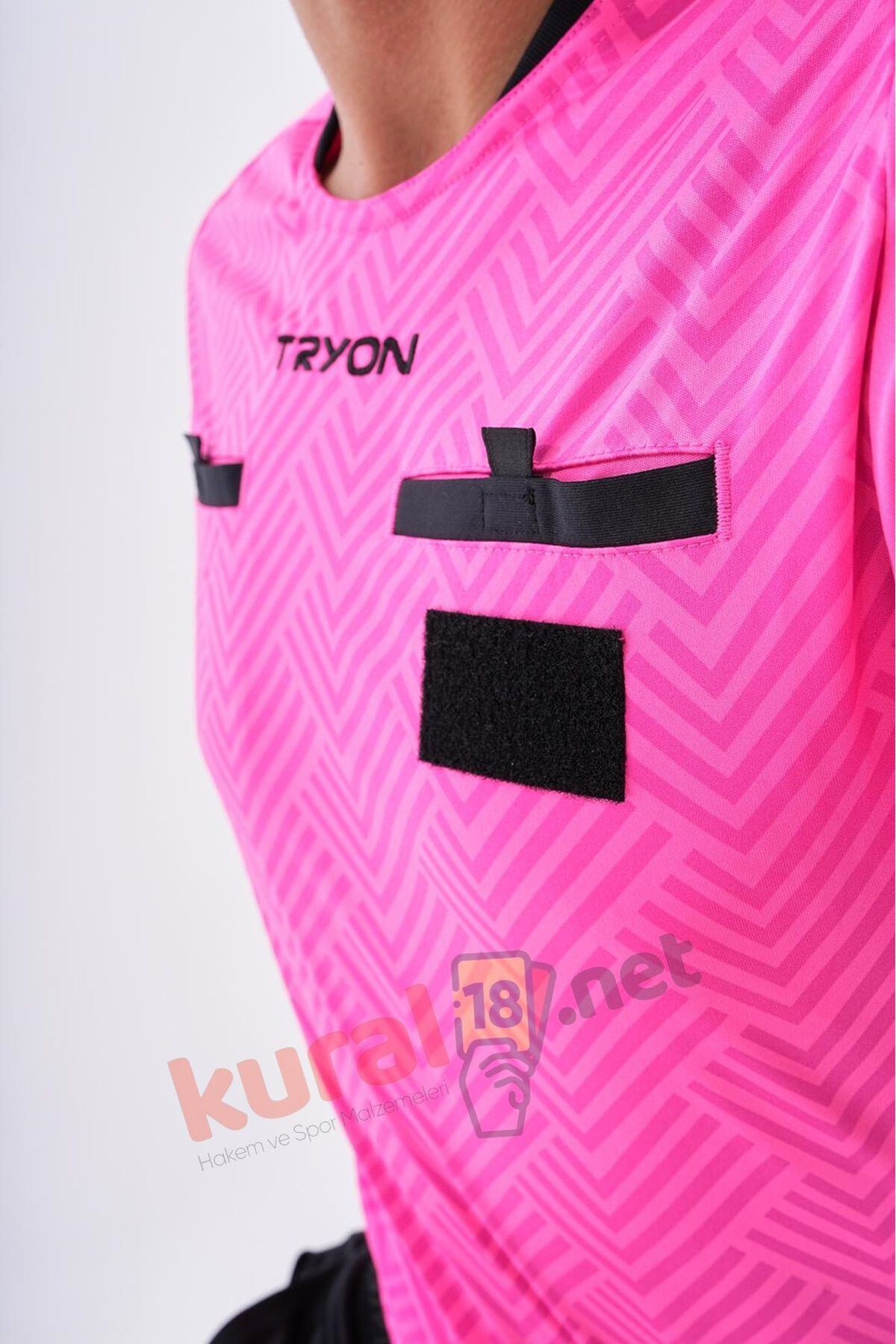 Tryon Hakem Forma, Kısa-Uzun Kol, Pembe 1018050-M - Uzun Kol