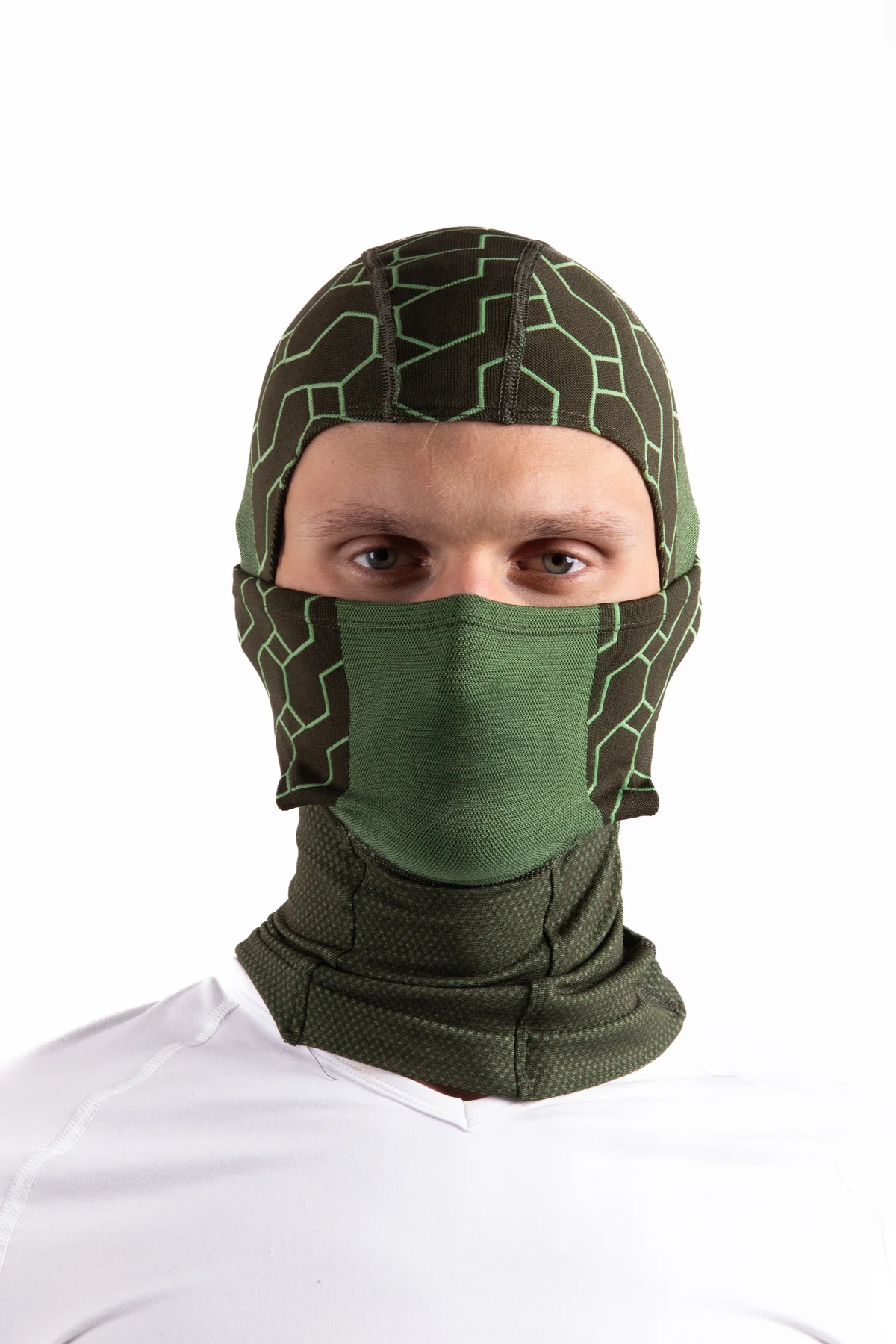 Haki Balaklava Termal Kar Maskesi Unisex