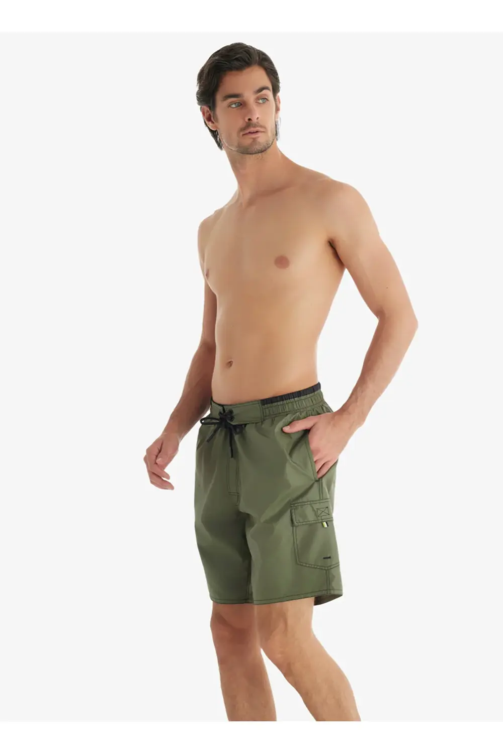 Haki Erkek Şort Mayo 10763