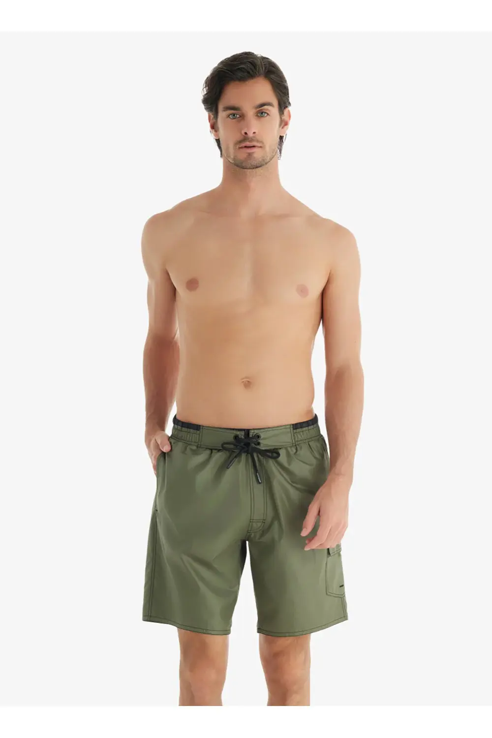 Haki Erkek Şort Mayo 10763