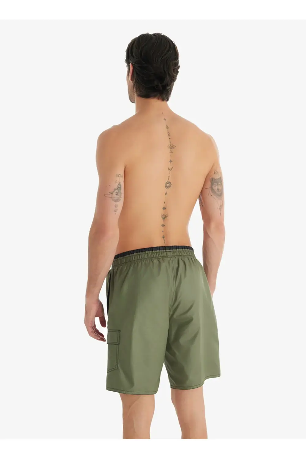 Haki Erkek Şort Mayo 10763