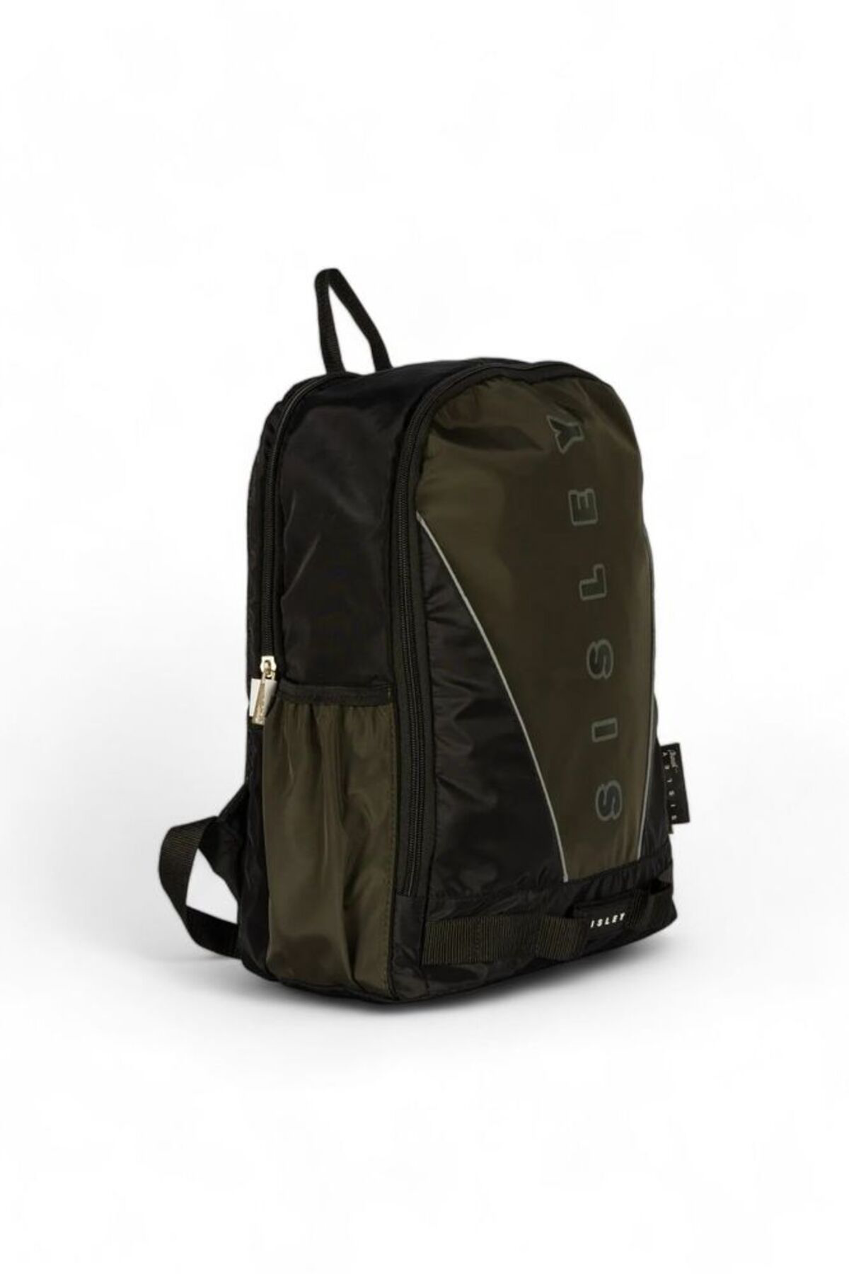 Sisley Haki Siyah Önü Büyük Cepli Günlük Sırt Çantası 12928