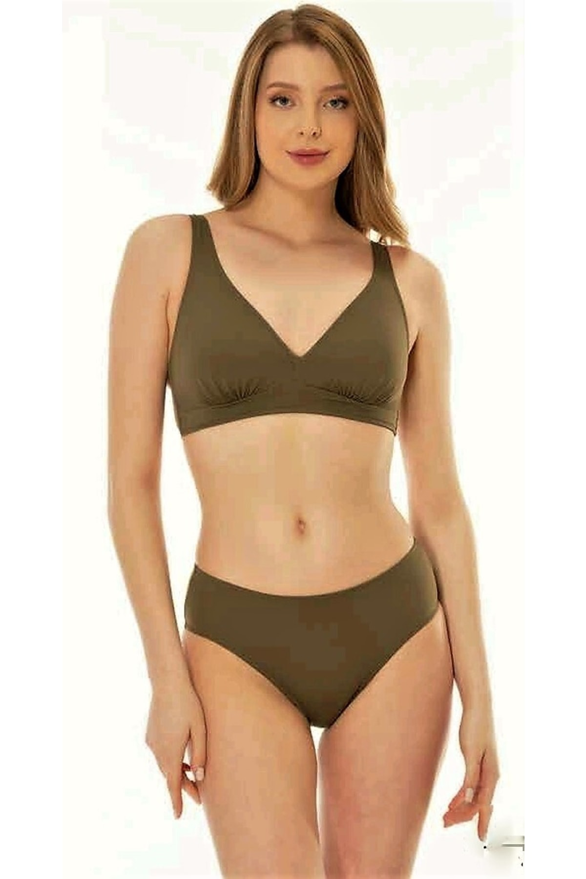 Sunsurf Haki Yeşil Toparlayici Bikini Takimi