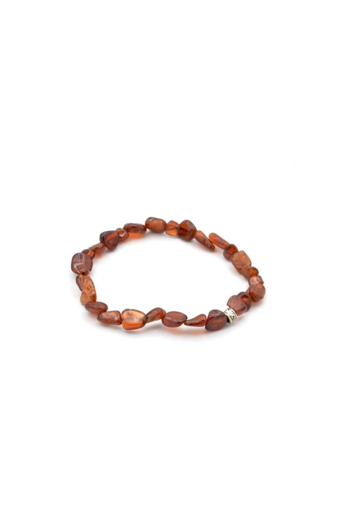 Hakiki Amorf Kesim Doğal Spessartin Garnet Bileklik