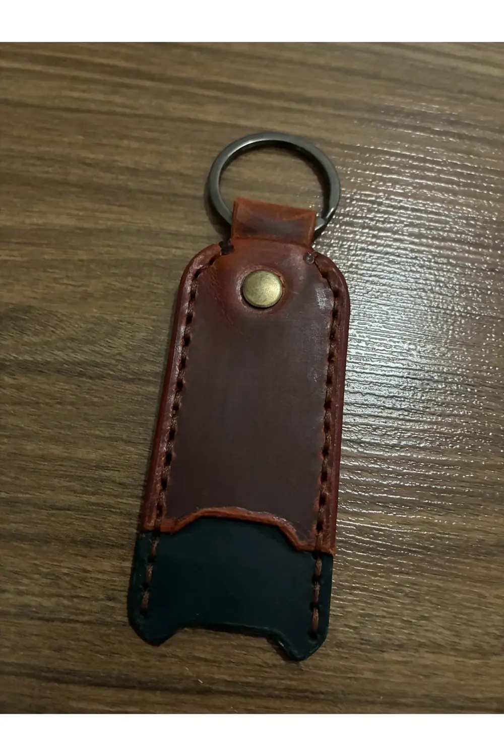 Hakiki Dana Derisi Anahtarlık, Flash Bellek Bölmeli Anahtarlık, K