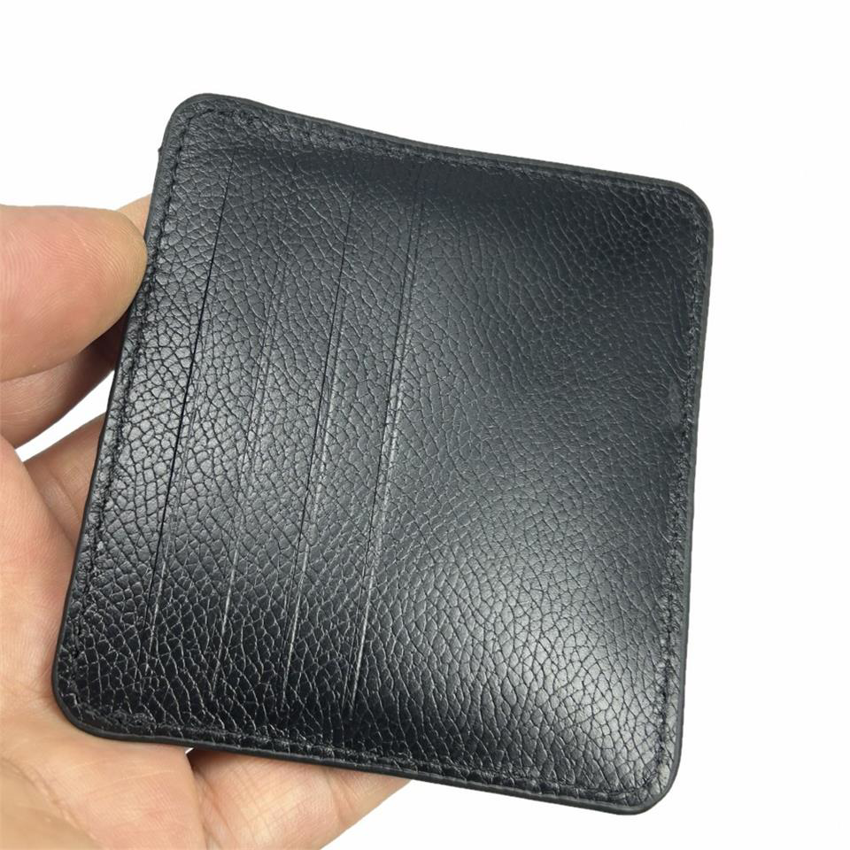 Diga Hakiki Deri 8 Gözlü Kartlık Guti Siyah