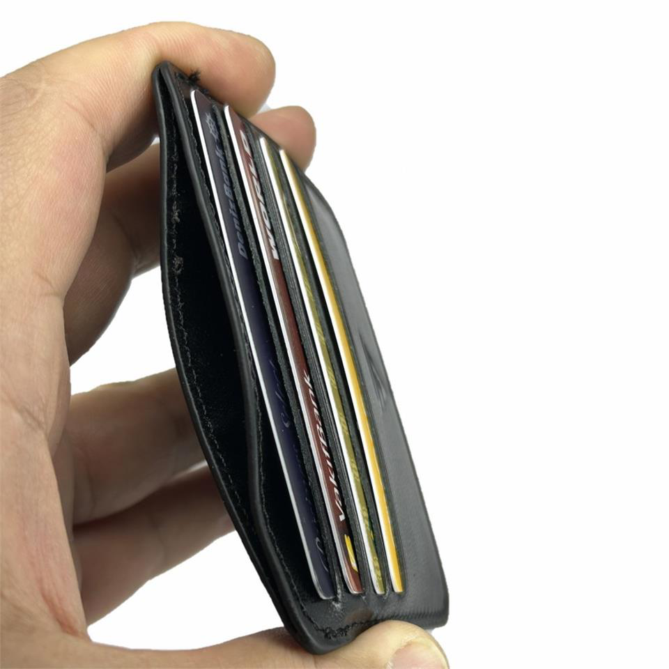 Diga Hakiki Deri 8 Gözlü Kartlık Siyah