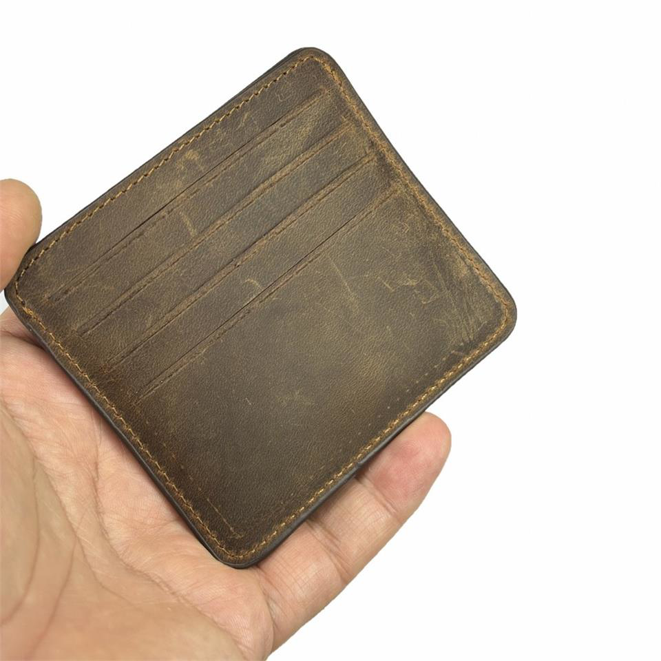 Diga Hakiki Deri 8 Gözlü Kartlık Crazy Kahve