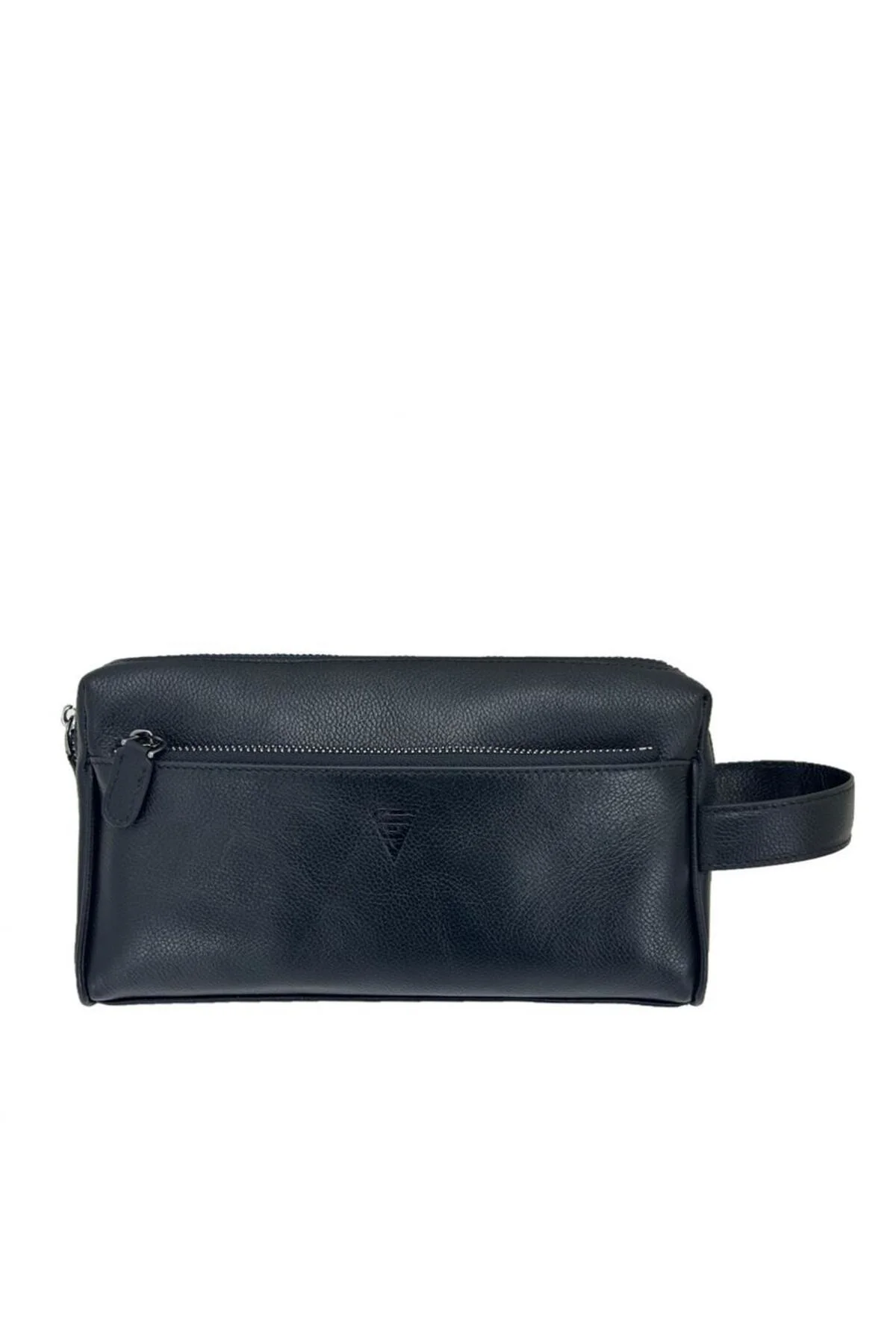Hakiki Deri CA250 Dopp Kit El Çantası Siyah