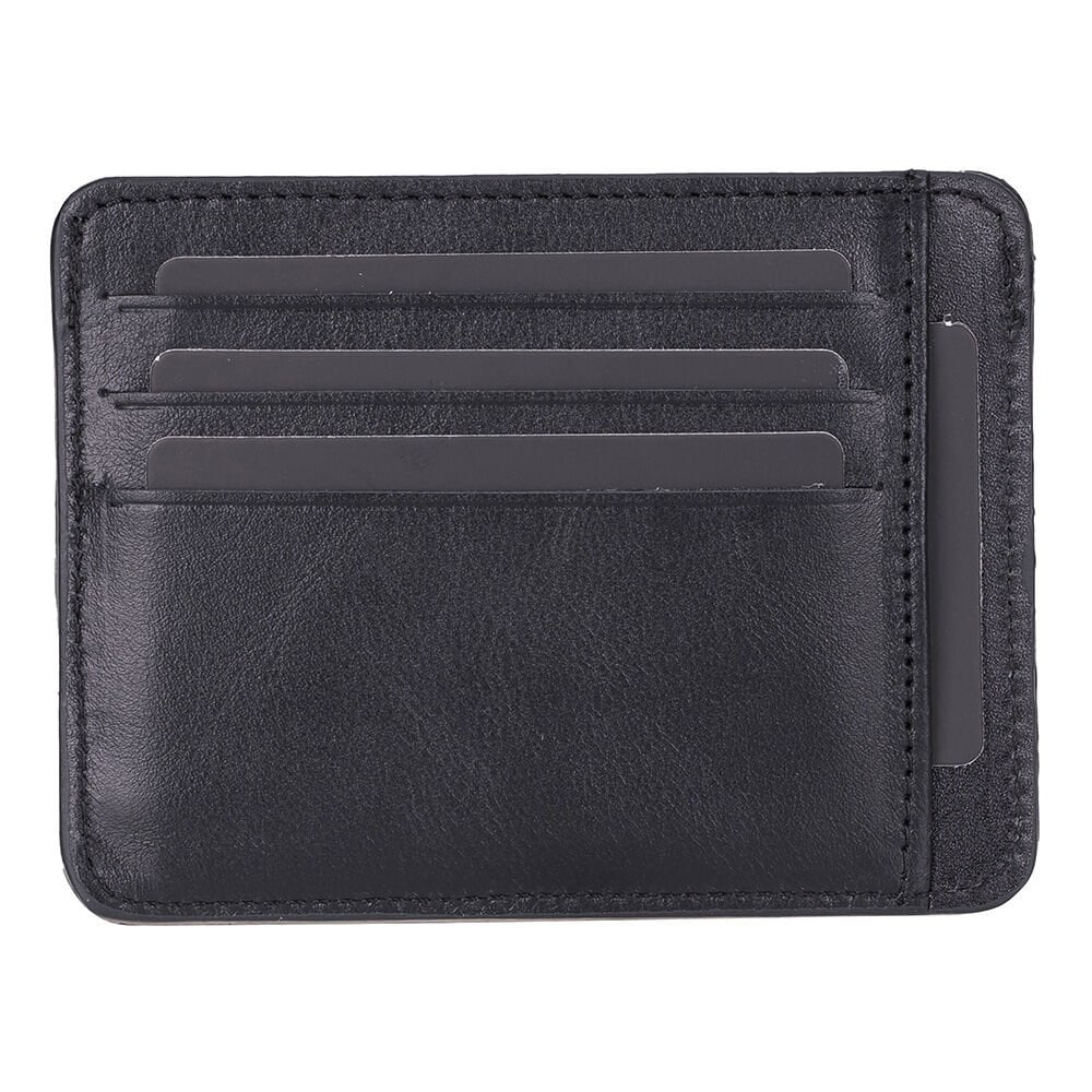 Hakiki Deri, El Yapımı Kartlık BLWL20 RST1 Siyah Hakiki Deri, El Yapımı Kartlık BLWL20 RST1 Siyah