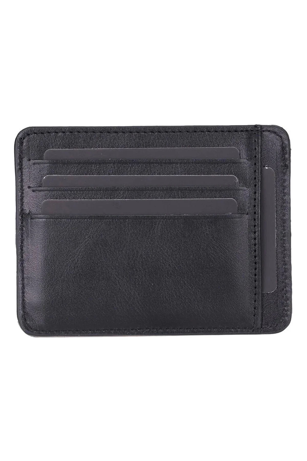 Hakiki Deri, El Yapımı Kartlık BLWL20 RST1 Siyah