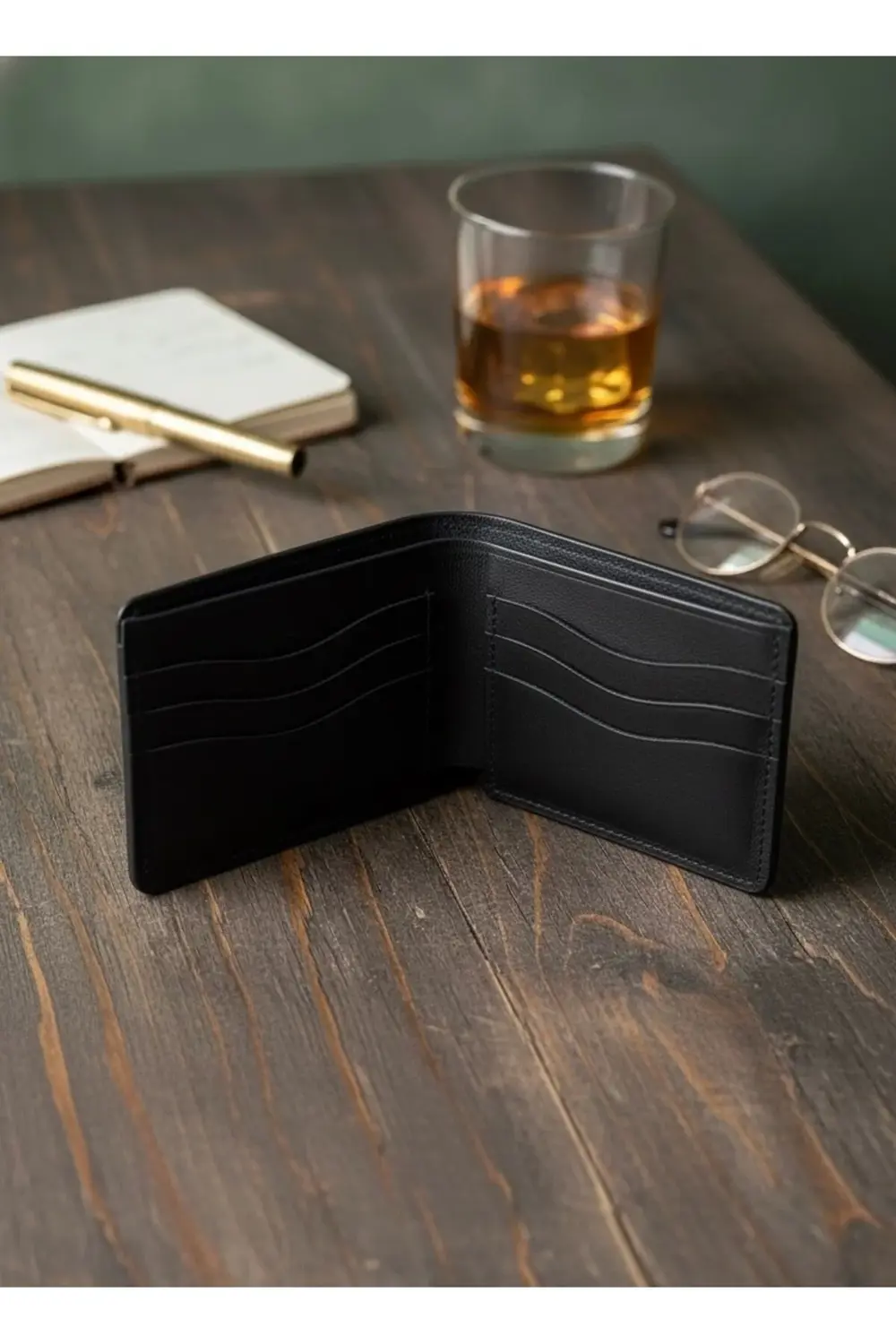 Hakiki Deri Erkek Klasik Cüzdan