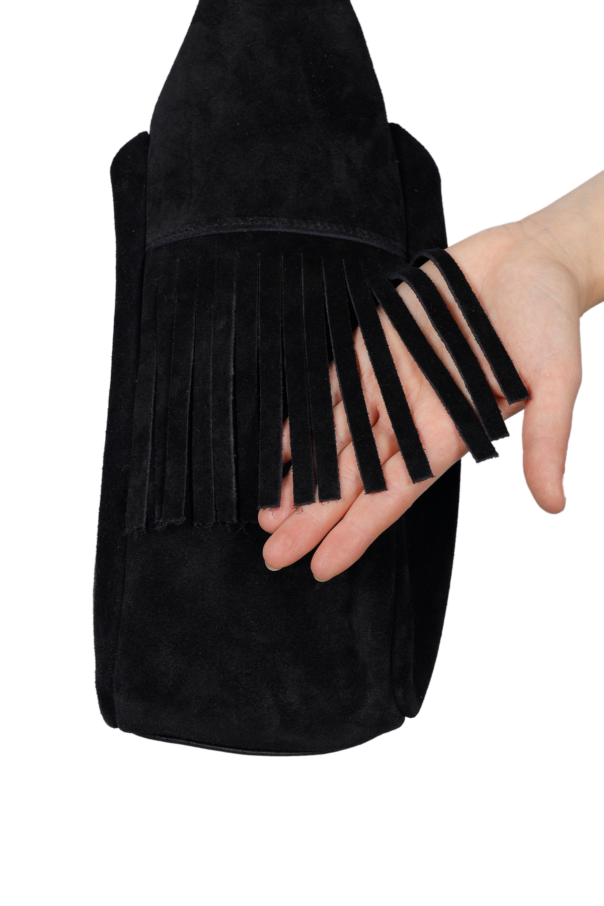 Hbs 100 % Gerçek Deri Omuz Çantasi 2000 Siyah