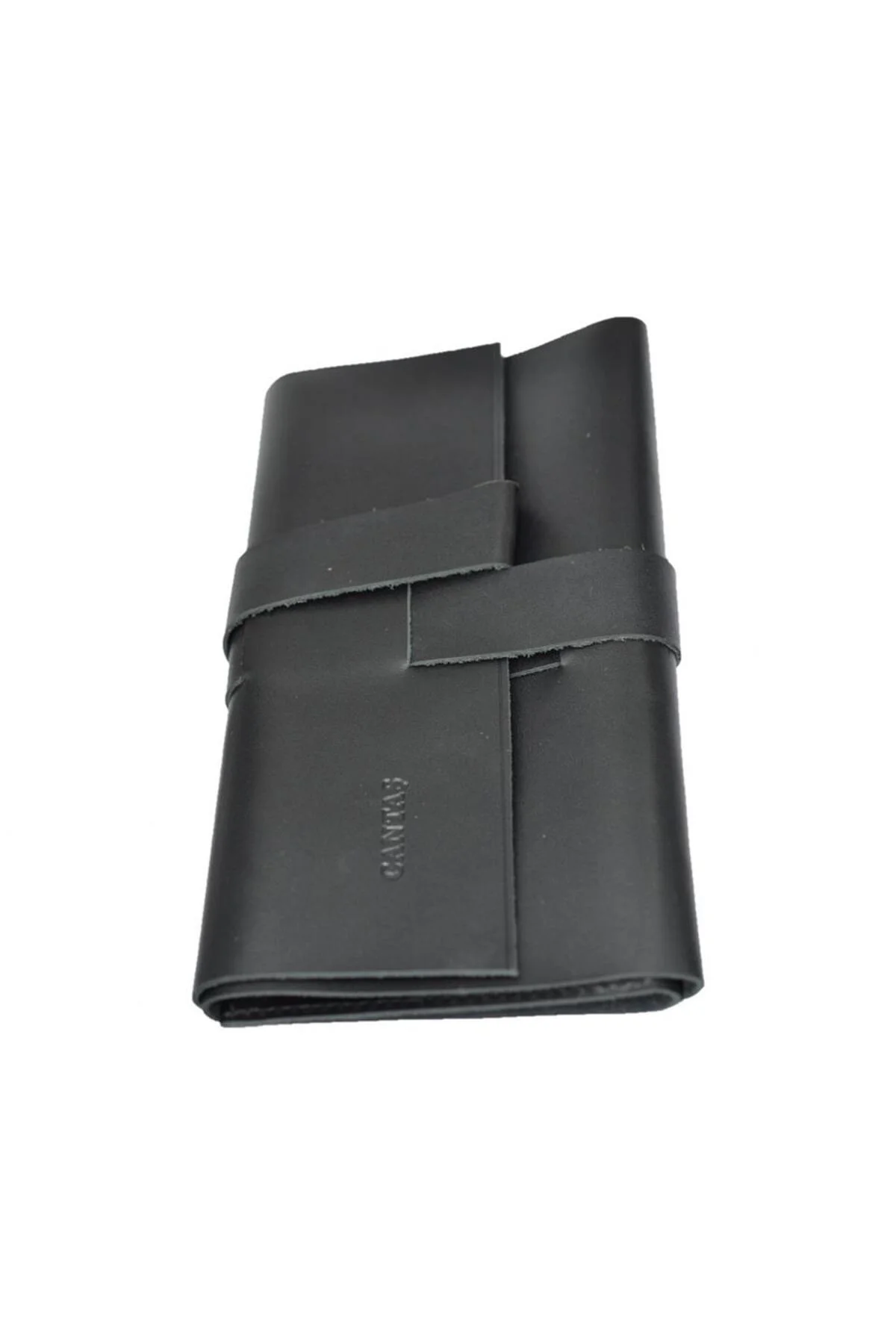 Hakiki Deri Organizer Large Rulo Siyah