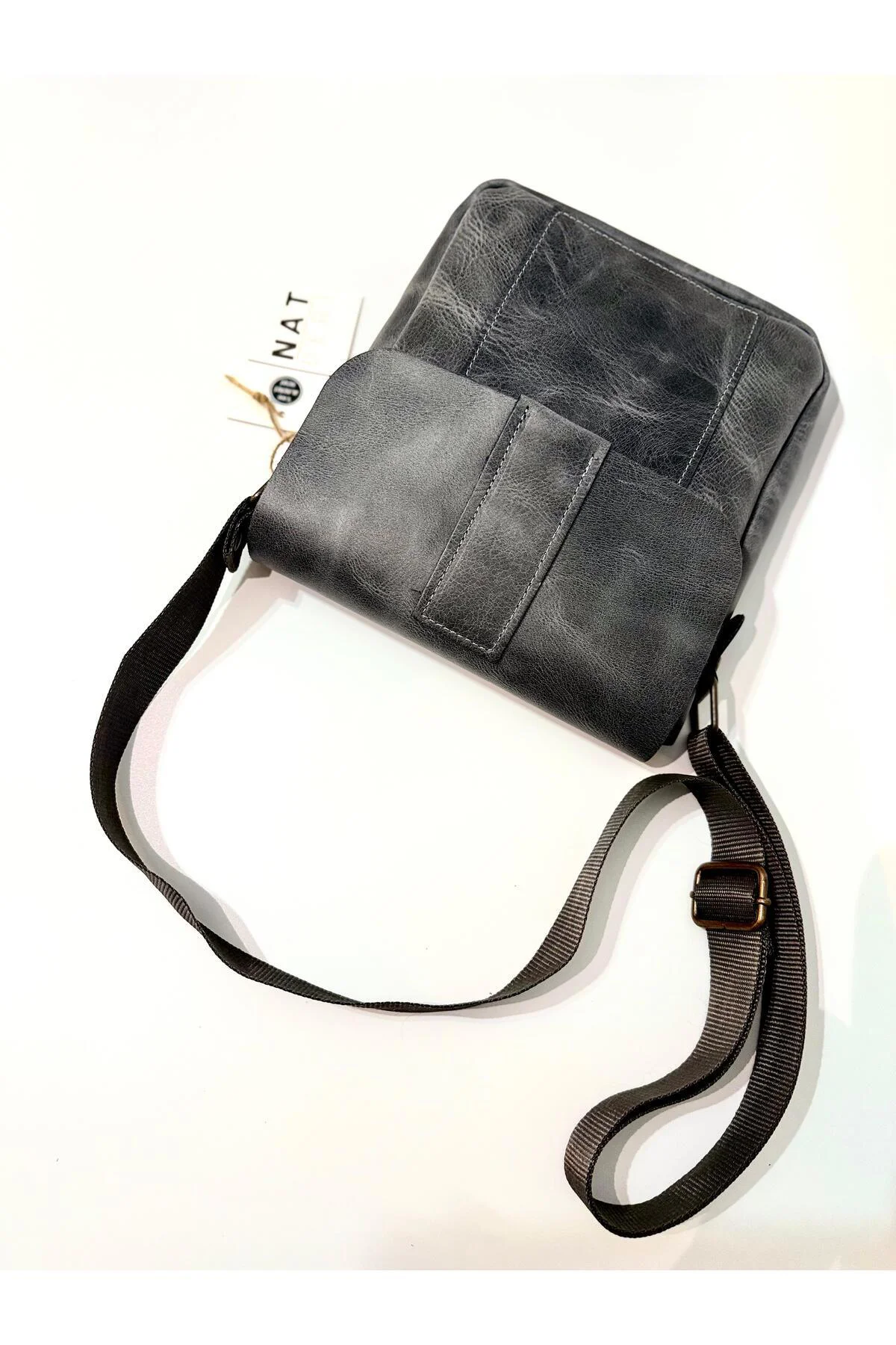 Hakiki Deri Unisex Omuz Ve Postacı Çanta - Ayarlanabilir Askılı G