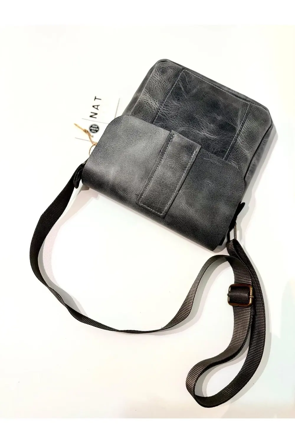 Hakiki Deri Unisex Omuz Ve Postacı Çanta - Ayarlanabilir Askılı G