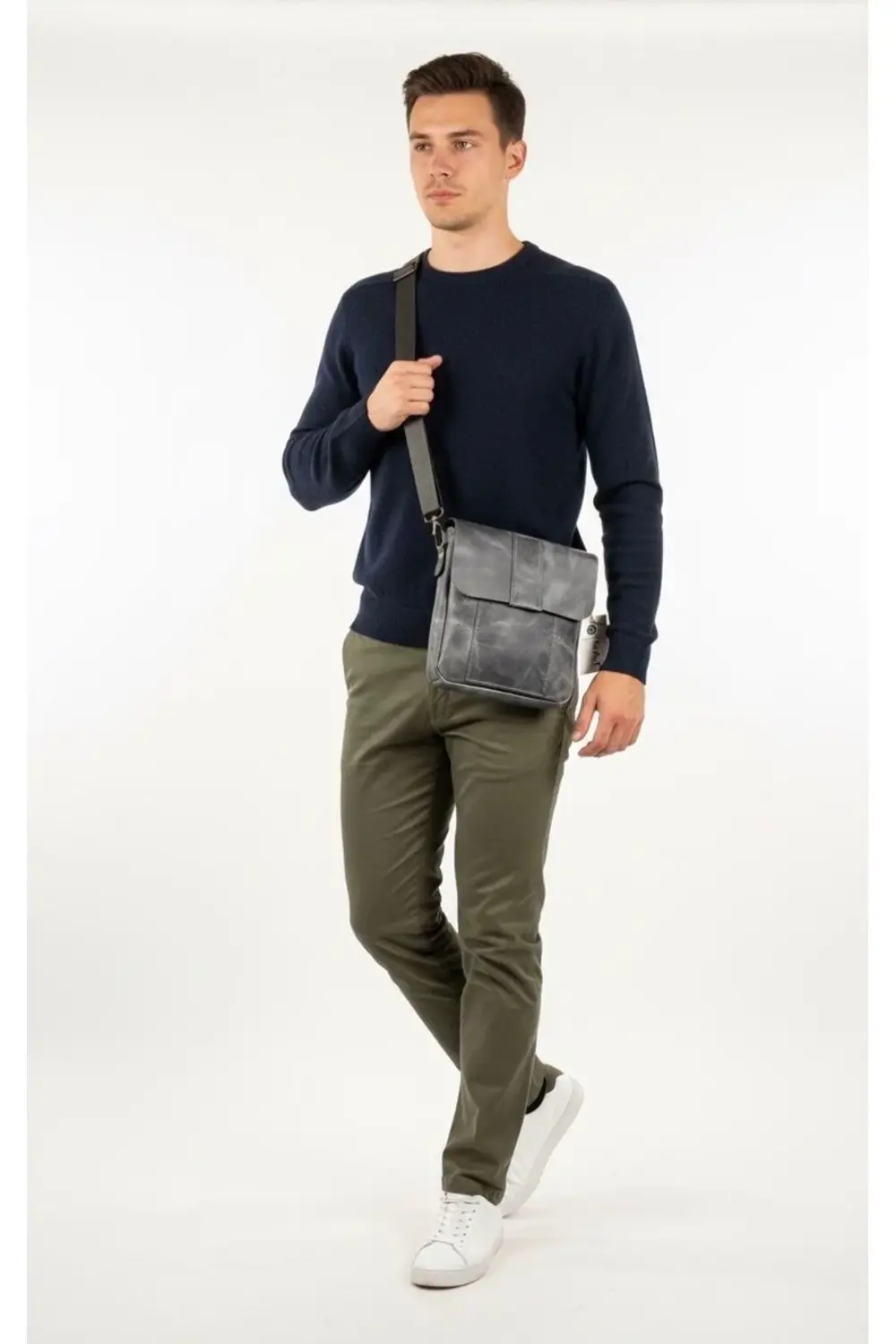 Hakiki Deri Unisex Omuz Ve Postacı Çanta - Ayarlanabilir Askılı G