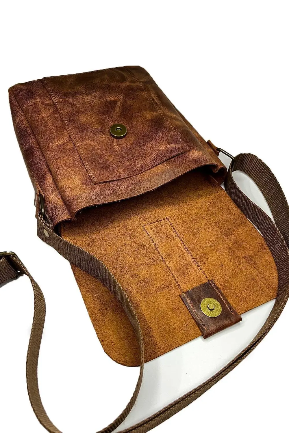 Hakiki Deri Unisex Omuz Ve Postacı Çanta - Ayarlanabilir Askılı T